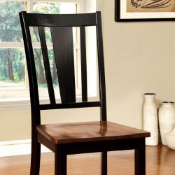 DOVER SIDE CHAIR BLACK & CHERRY
